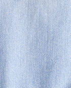 Toddler Boy Mid-Rise Denim Cargo Joggers - Blue, image 4 of 5 slides