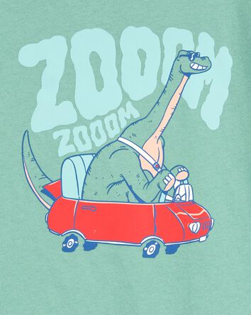 Toddler Dinosaur Short-Sleeve Graphic Tee - Green, 