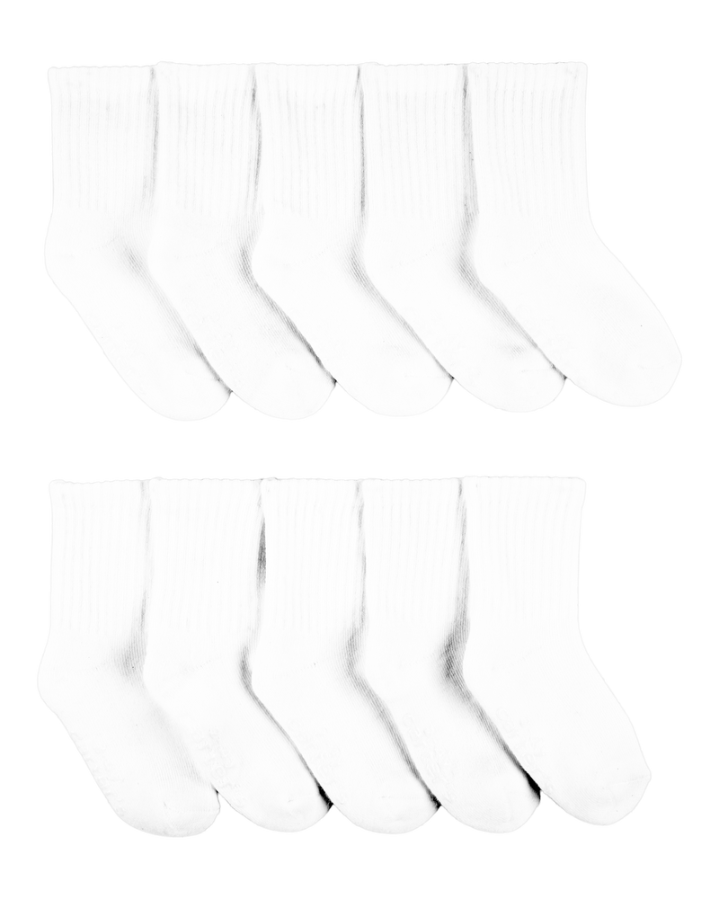Toddler 10-Pack Crew Socks, image 1 of 2 slides