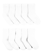 Toddler 10-Pack Crew Socks, image 1 of 2 slides