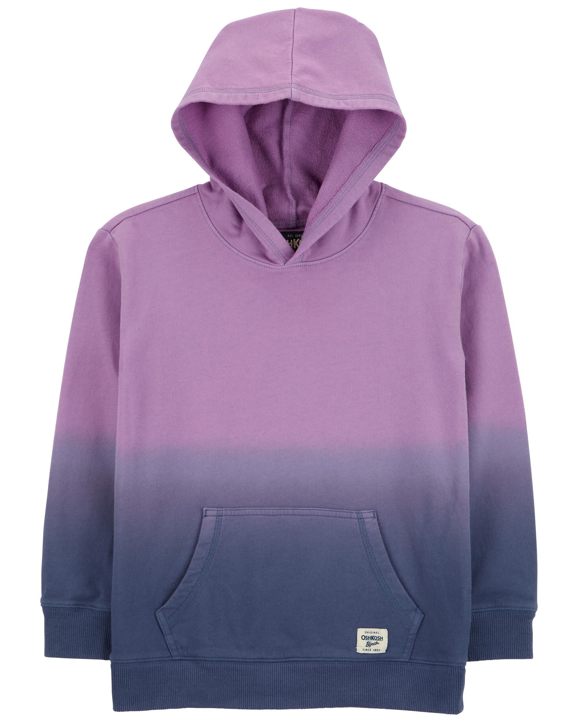 Purple Kid Ombre French Terry Hoodie carters