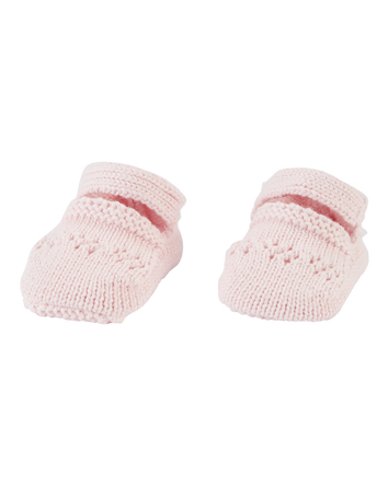 Baby Crochet Mary Jane Booties, 