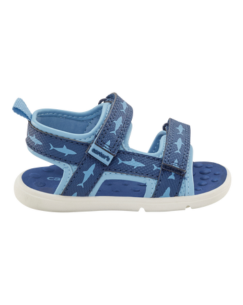 Baby Every Step® First Walker Shark Sandals - Blue, 