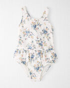 Toddler Recycled Ruffle Swimsuit, image 1 of 5 slides