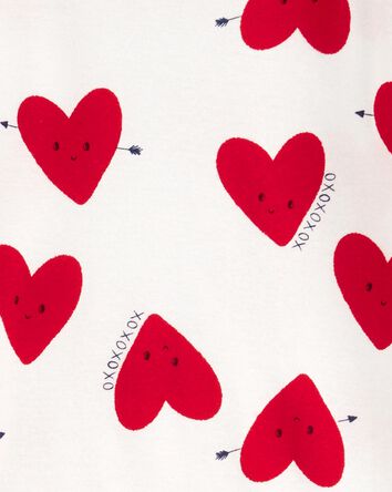 2-Piece Valentine's Day 100% Snug Fit Cotton Pajamas, 