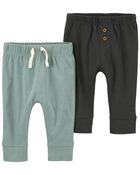 Baby 7-Piece Short-Sleeve Bodysuits & Pull-On Pants Set, image 8 of 11 slides