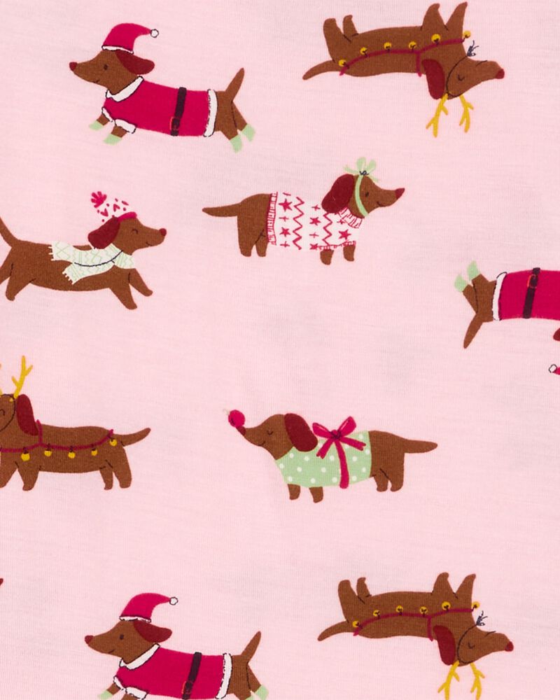 Kid 2-Piece Christmas Dog PurelySoft Pajamas, image 2 of 4 slides