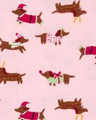 Kid 2-Piece Christmas Dog PurelySoft Pajamas, image 2 of 4 slides