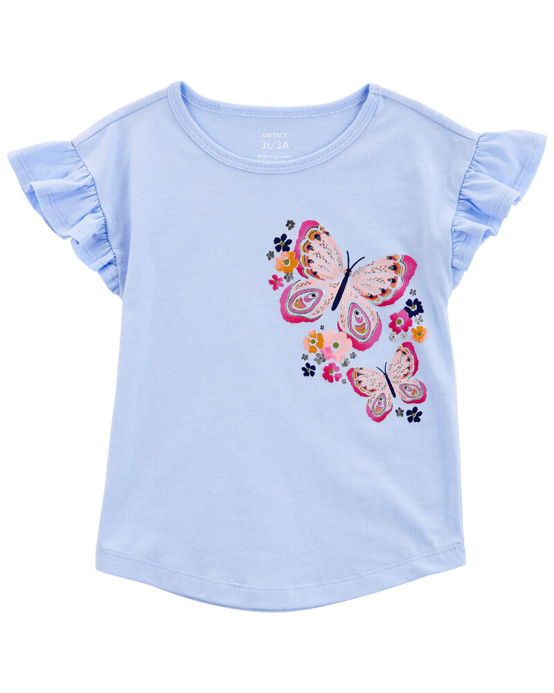 Baby Butterfly Flutter Tee, image 1 of 3 slides