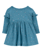 Baby Floral Thermal Dress, image 1 of 5 slides