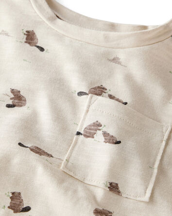 Toddler Boy 2-Pack Organic Cotton Tees in Beavers' Creek Print, 