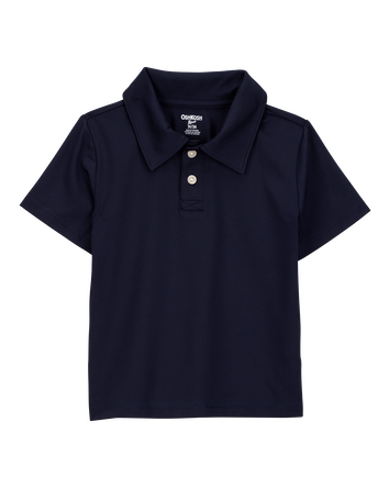 Toddler Active Uniform Polo Shirt in Moisture Wicking BeCool™ Fabric - Navy, 