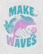 Kid Make Waves Dolphin Graphic Tee, image 2 of 3 slides