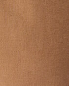 Baby Boy Cotton Pull-On Fashion Pants - Brown, image 3 of 4 slides