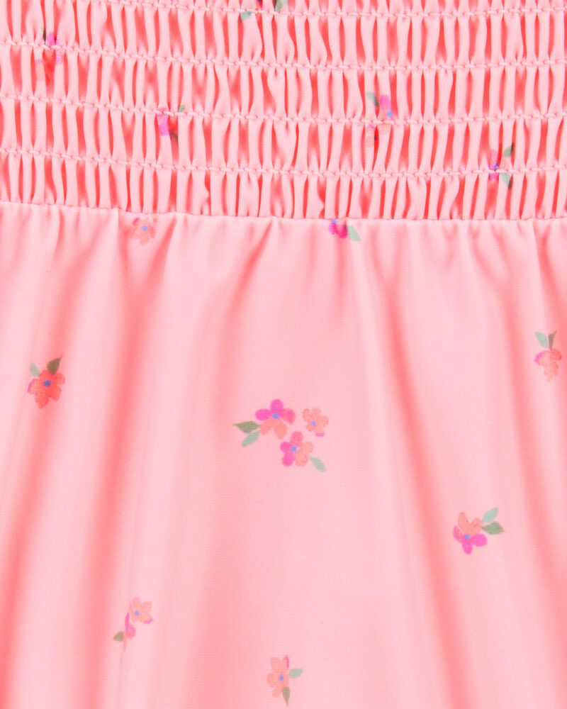 Baby 1-Piece Floral Swimsuit - Pink, image 4 of 5 slides