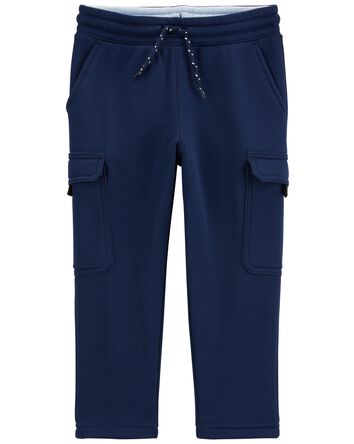 Solid Fleece Pants - Navy, 