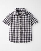 Toddler 2-Piece Gingham Button-Front Shirt & Shorts Set, image 4 of 6 slides
