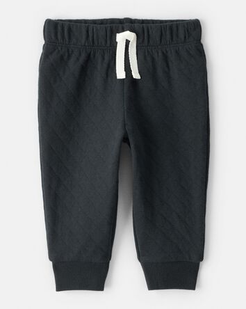 Baby Boy 2-Piece Train Hooded Bodysuit & Pant Set - Red/Black, 