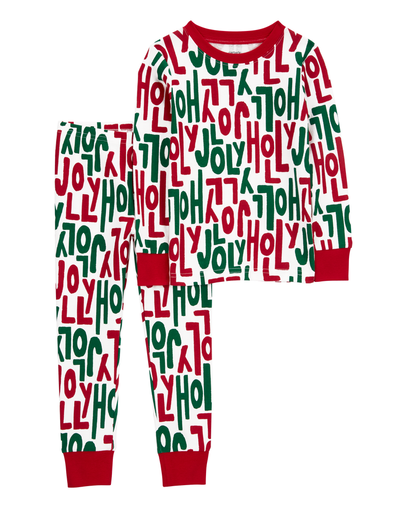 Toddler 4-Piece Christmas 100% Snug Fit Cotton Pajamas, image 4 of 6 slides