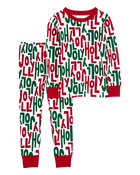 Toddler 4-Piece Christmas 100% Snug Fit Cotton Pajamas, image 4 of 6 slides