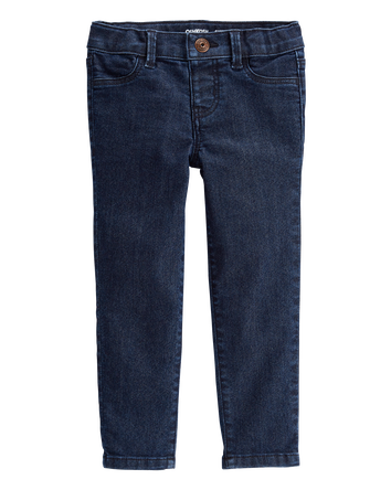 Baby Dark Blue Wash Skinny-Leg Jeans, 