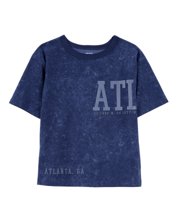 Kid ATL Graphic Tee - Blue, 