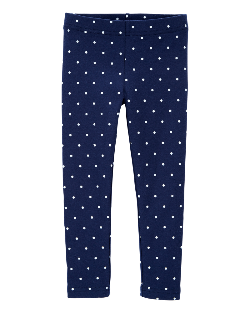 Baby Polka Dot Stretch Leggings, image 1 of 4 slides