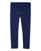 Baby Polka Dot Stretch Leggings, image 1 of 4 slides