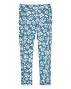 Kid Floral Active Leggings, image 2 of 6 slides