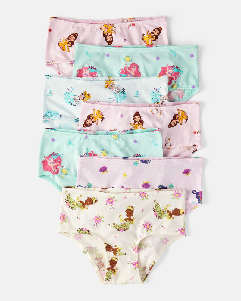 Toddler Girl 7-Pack Disney© Princess Brief Underwear, image 1 of 3 slides