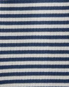 Baby Organic Cotton Waffle Knit Romper in Stripes, image 3 of 4 slides