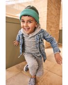 Toddler Soft Jersey Hooded Pullover, image 2 of 4 slides