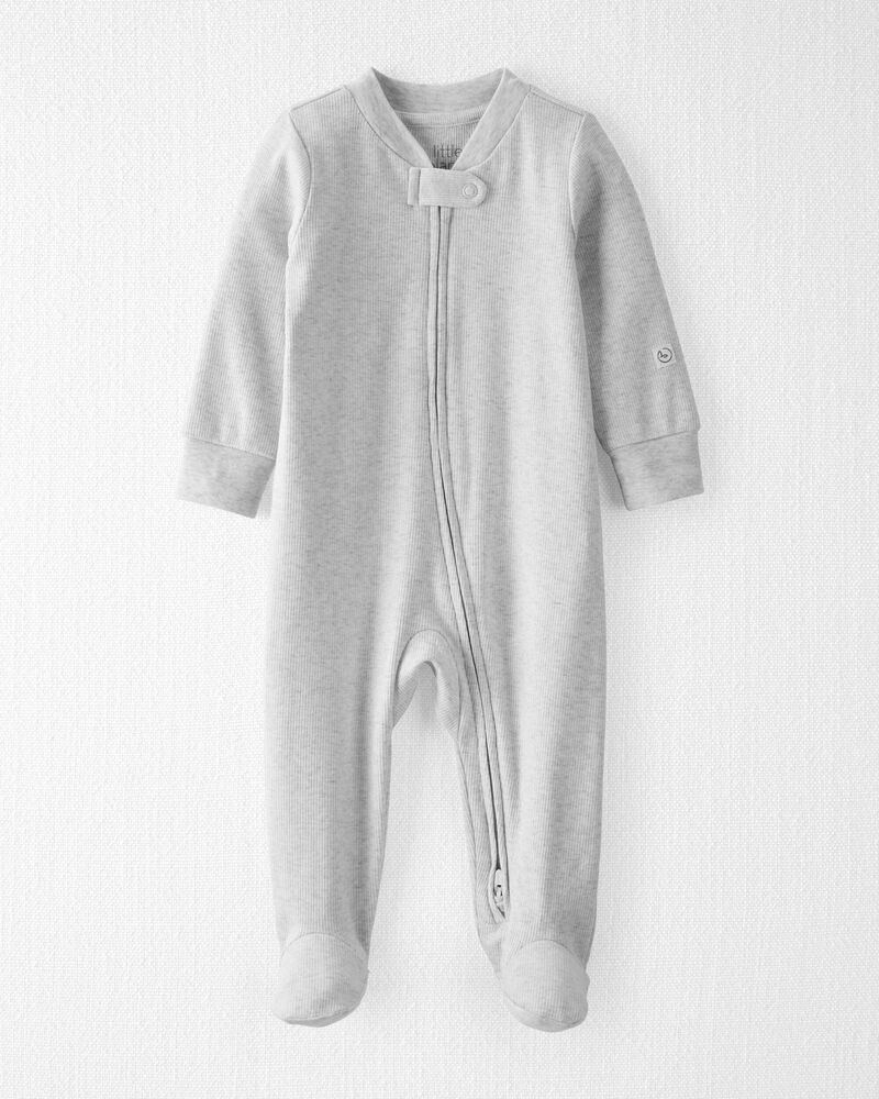 Baby  Organic Cotton Sleep & Play Pajamas, image 1 of 3 slides