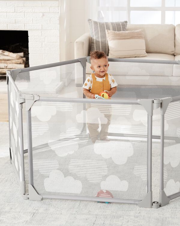 Expandable Enclosure - Grey/Clouds