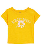 Toddler Always Sunny Flower Tee, image 1 of 2 slides