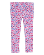 Toddler Knit Leggings - Floral, image 3 of 6 slides