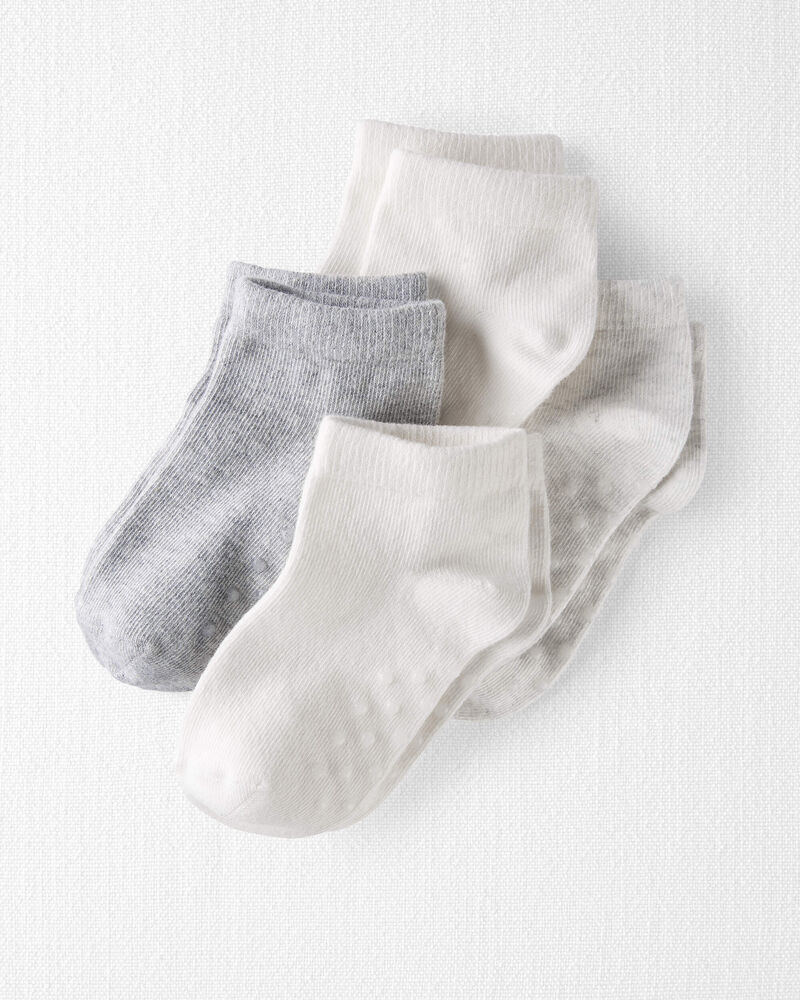 4-Pack Slip Resistant Socks, image 1 of 3 slides