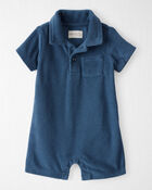 Baby Terry Romper Made With Organic Cotton, image 1 of 4 slides