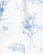 Baby Toile Print Crepe Dress, image 3 of 4 slides