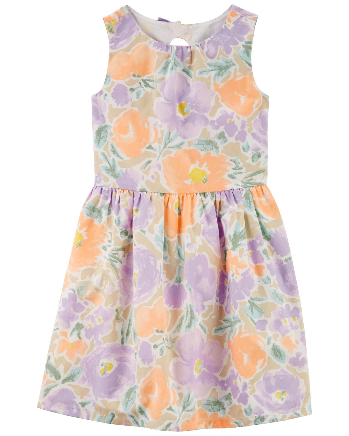 Kid Floral Sateen Dress