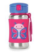 Butterfly - Zoo Stainless Steel Little Kid Straw Bottle