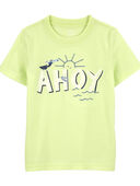 Lime - Toddler Ahoy Graphic Tee