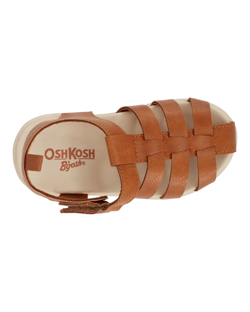 Toddler Casual Sandals - Brown, image 4 of 7 slides