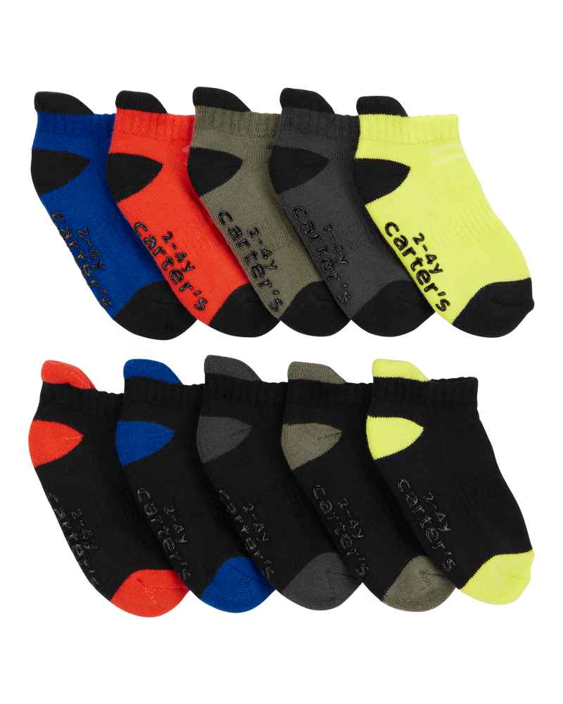Toddler 10-Pack Athletic Socks, image 1 of 2 slides