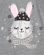 Toddler 4-Piece Bunny Cotton Blend Pajamas, image 2 of 4 slides