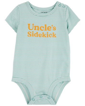 Baby Uncle's Sidekick Cotton Bodysuit, 
