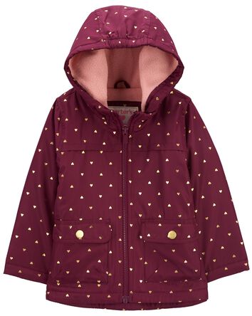 Toddler Heart Fleece-Lined Mid-Weight Jacket, 