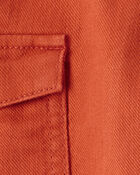 Baby Boy Cotton Fashion Cargo Pants - Red, image 4 of 5 slides