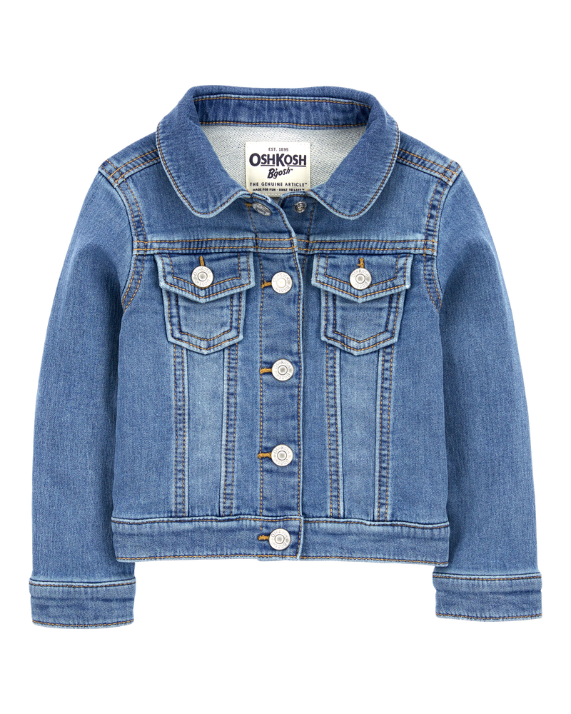 Toddler Classic Denim Jacket - Blue, image 1 of 3 slides