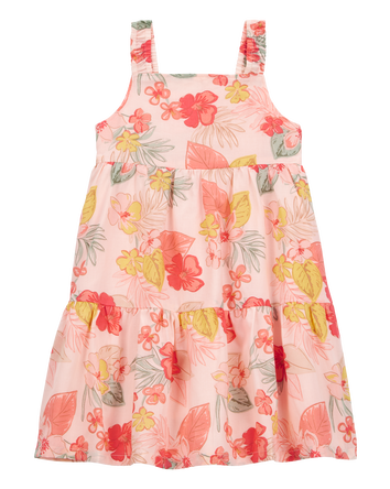 Toddler Floral Tiered Dress, 